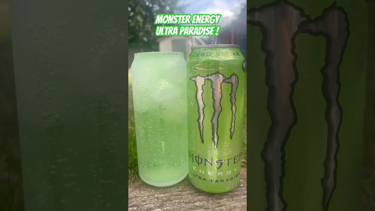 Monster Energy Ultra Paradise! #monsterenergy #monster #energydrink #drink #shorts #sugarfree #ultra