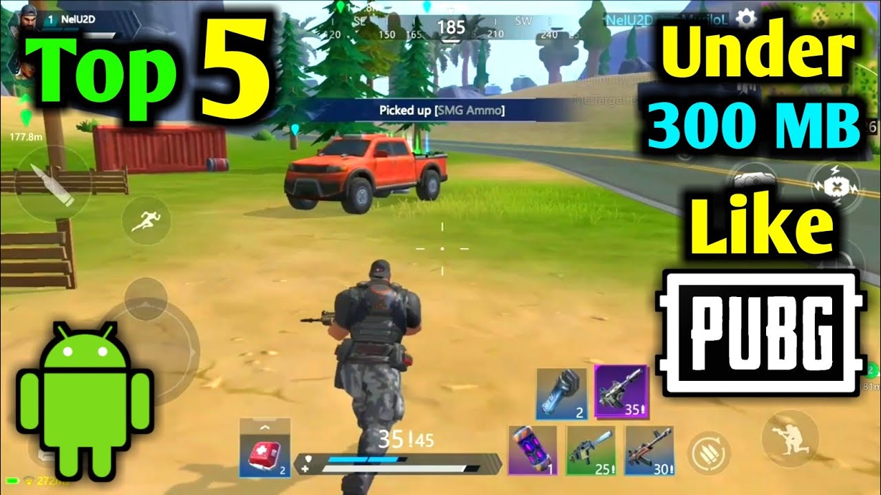 Top 5 Best Battle Royale Games Like PUBG for Android 2022 | Games similar to PUBG Under 300 MB