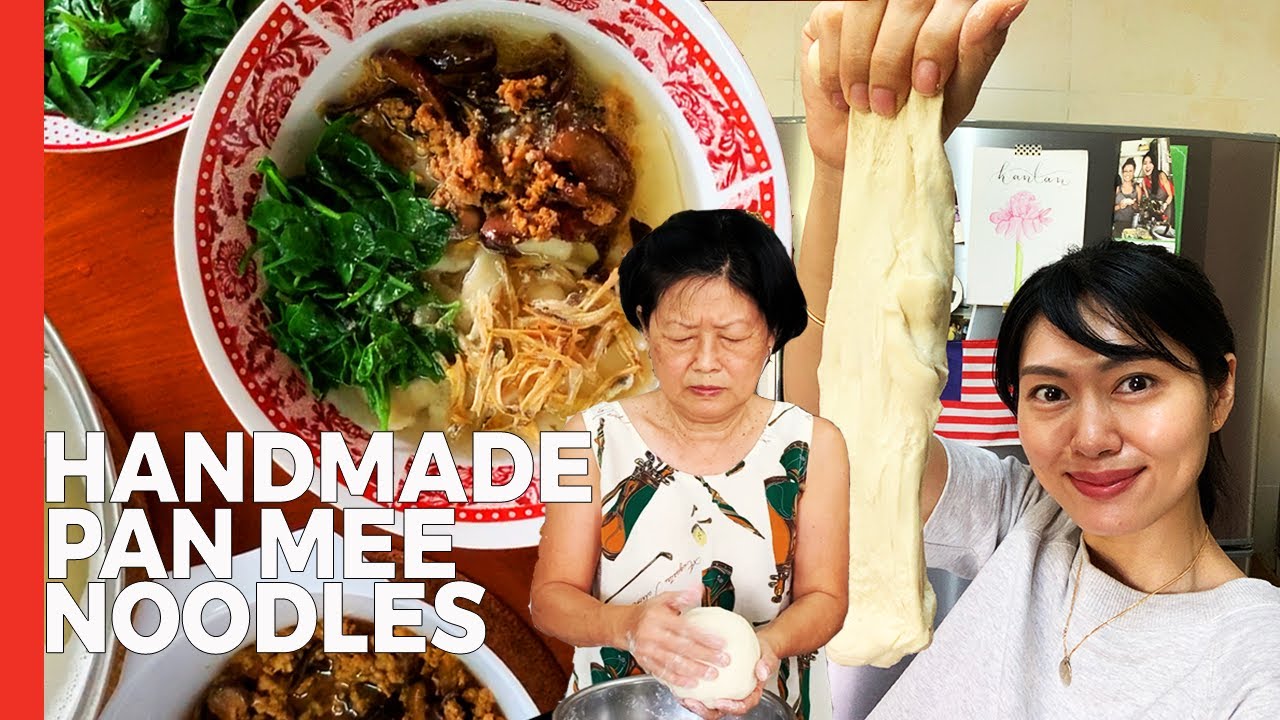 Простой домашний суп пан ми + лапша ручной работы [Обед с едой от Hawker Food в Малайзии во время...