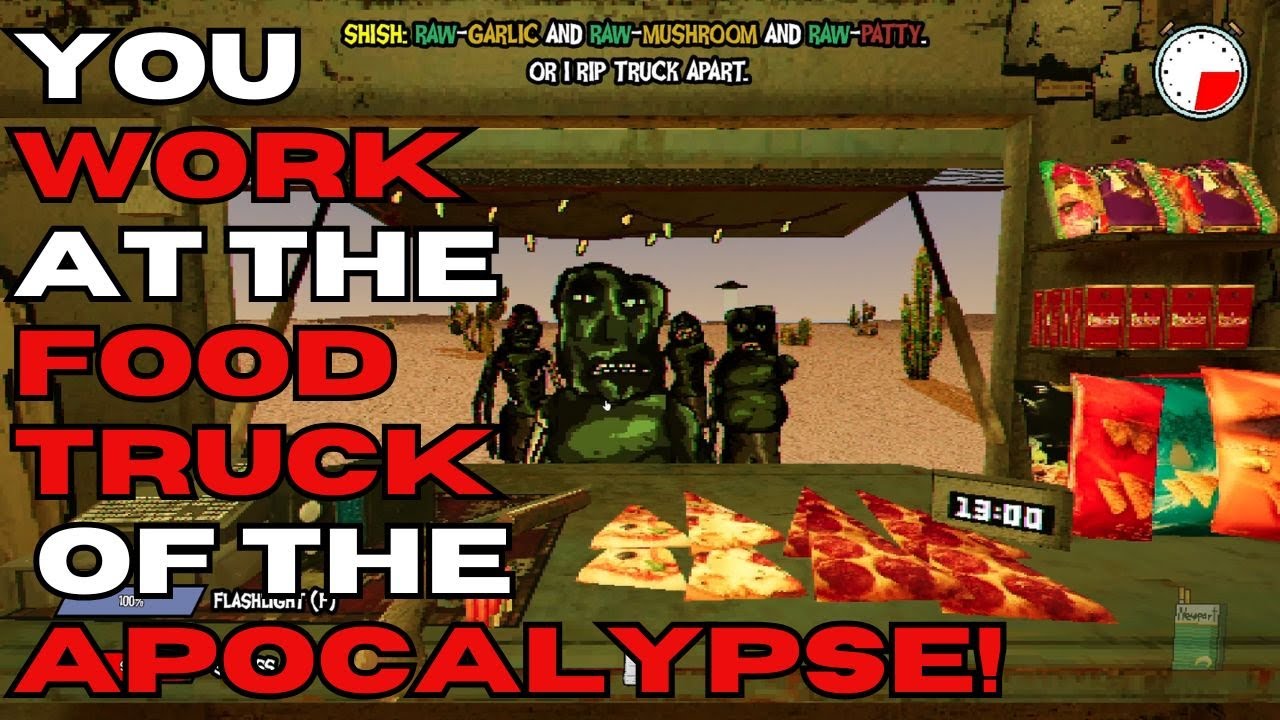 Post-apocalyptic food truck horror - Wasteland Bites by CosmicDev