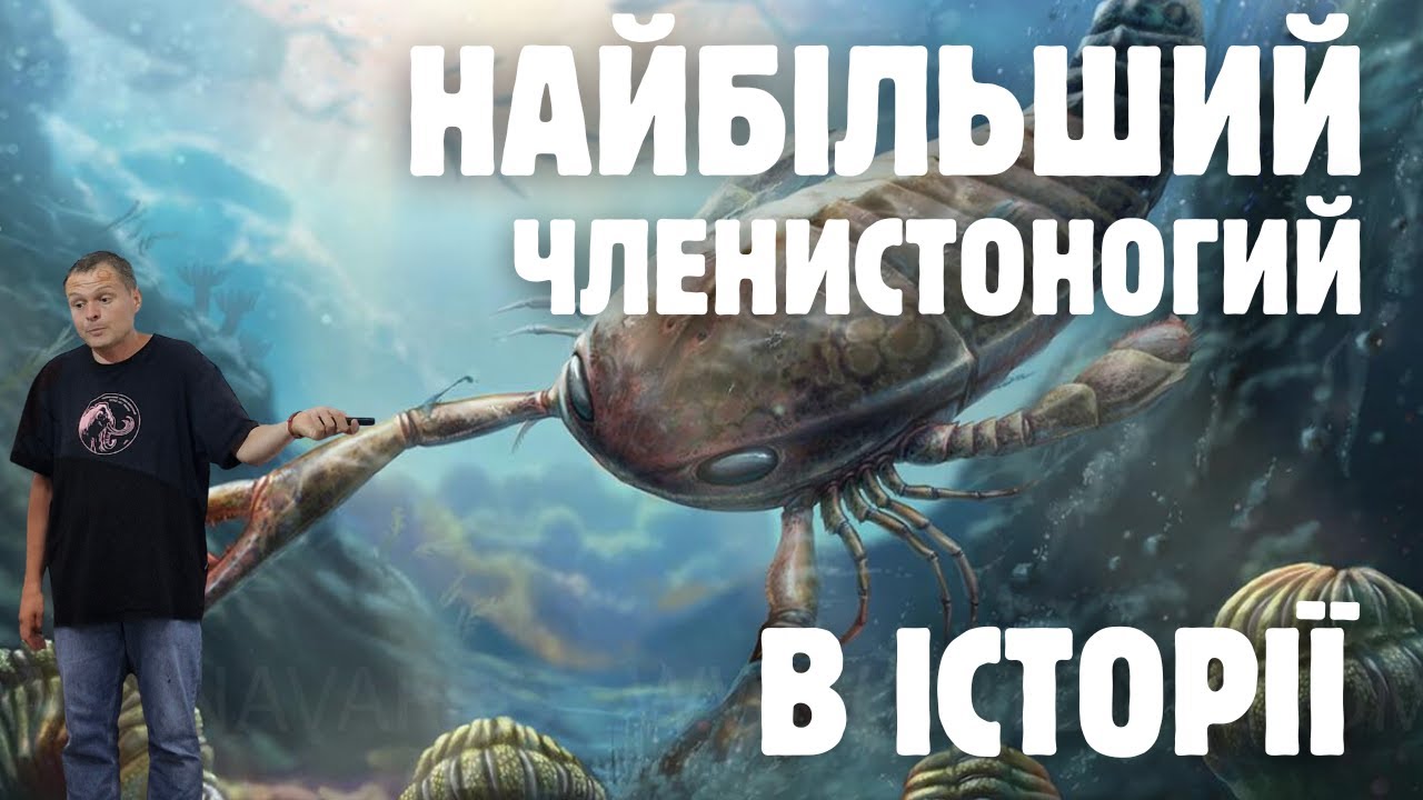 Гігантcький ракоскорпіон у водоймах карбонового періоду. Jaekelopterus