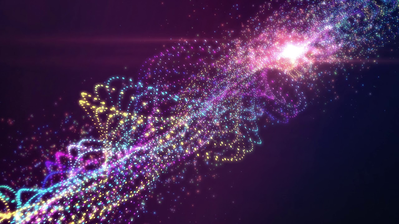 4K Sparkling Moving Background ✪ Particle Swirl ✪ #VJLOOP #AAVFX