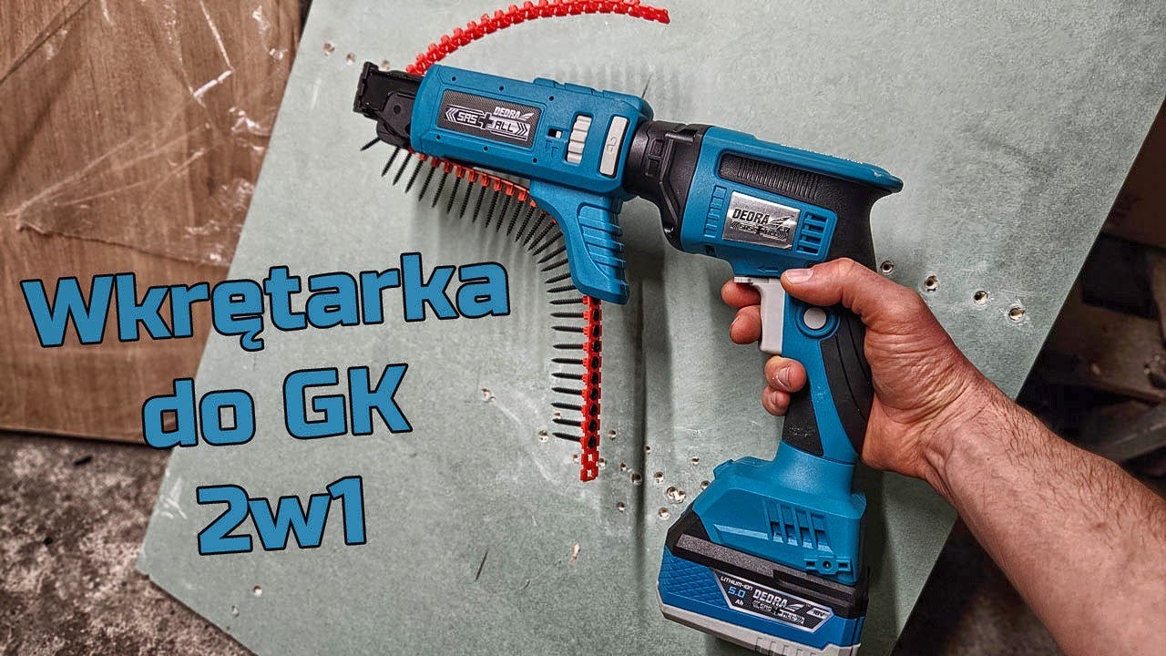 Dedra Wkrętarka do GK 2w1 DED7159 - TEST