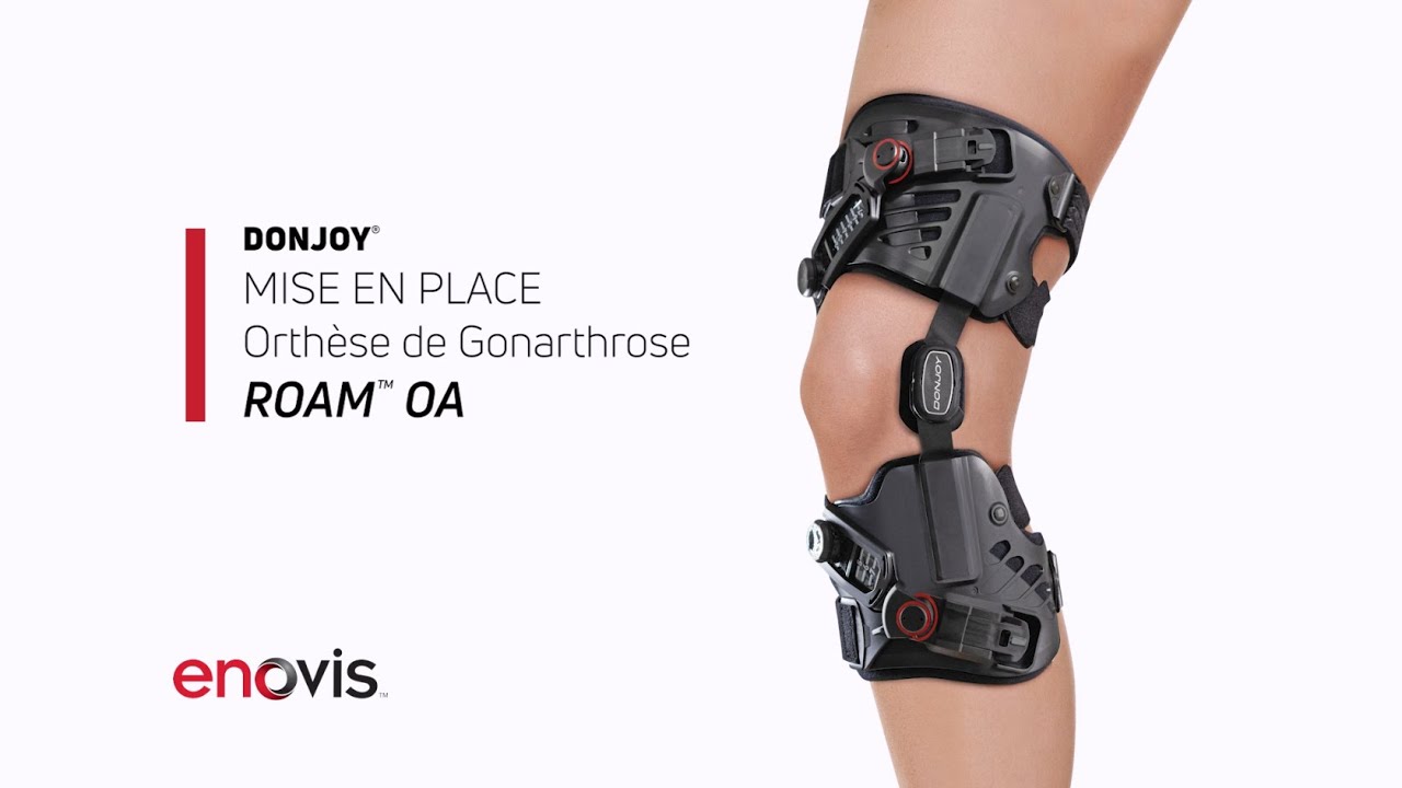 Orthèse de gonarthrose Roam™ OA de DonJoy - Mise en place