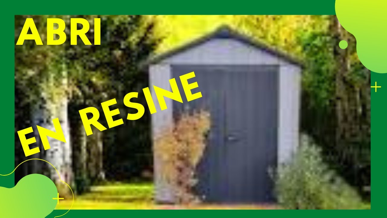 montage d'un abri en resine