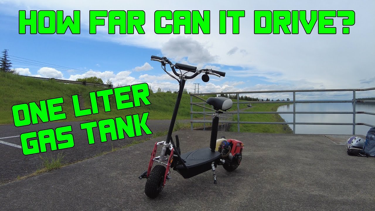 Blaze 49cc Gas Scooter, How Far Will One Liter of Gas Go?