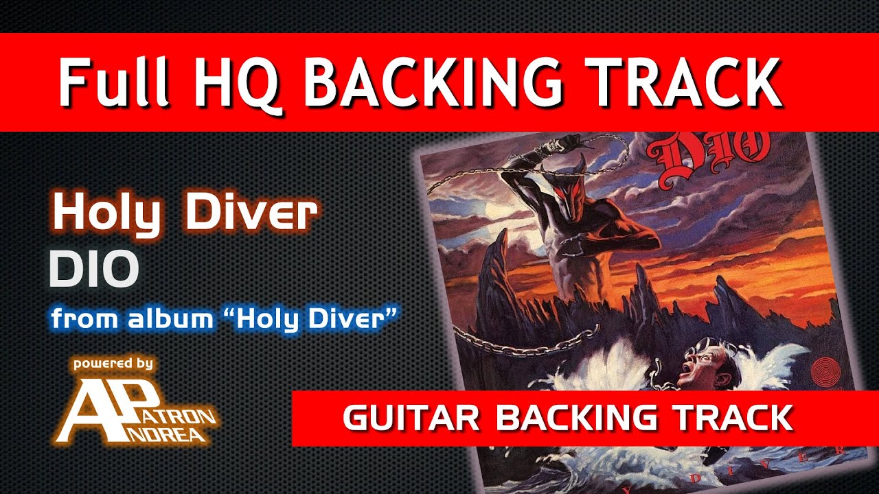 🎸Ronnie James Dio – Holy Diver | Free HQ Guitar Backing Track in Cm (with vocals)