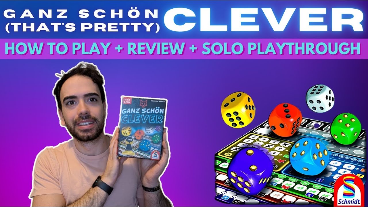 Ganz Sch&ouml;n Clever / That's Pretty Clever - How To Play + Playthrough + Review