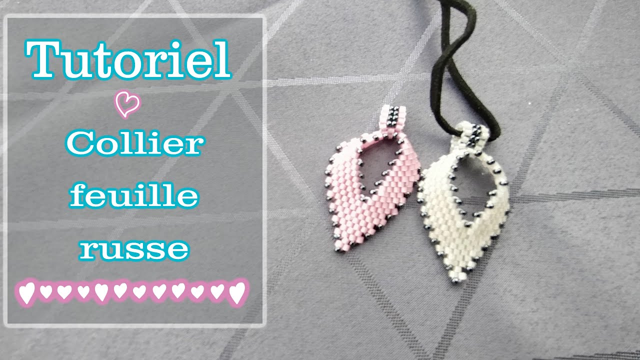 🦋 Collier feuille russe 🦋