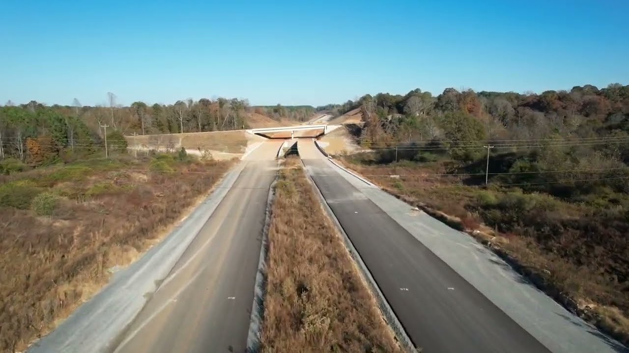 Shelby NC Bypass Construction Progress Video