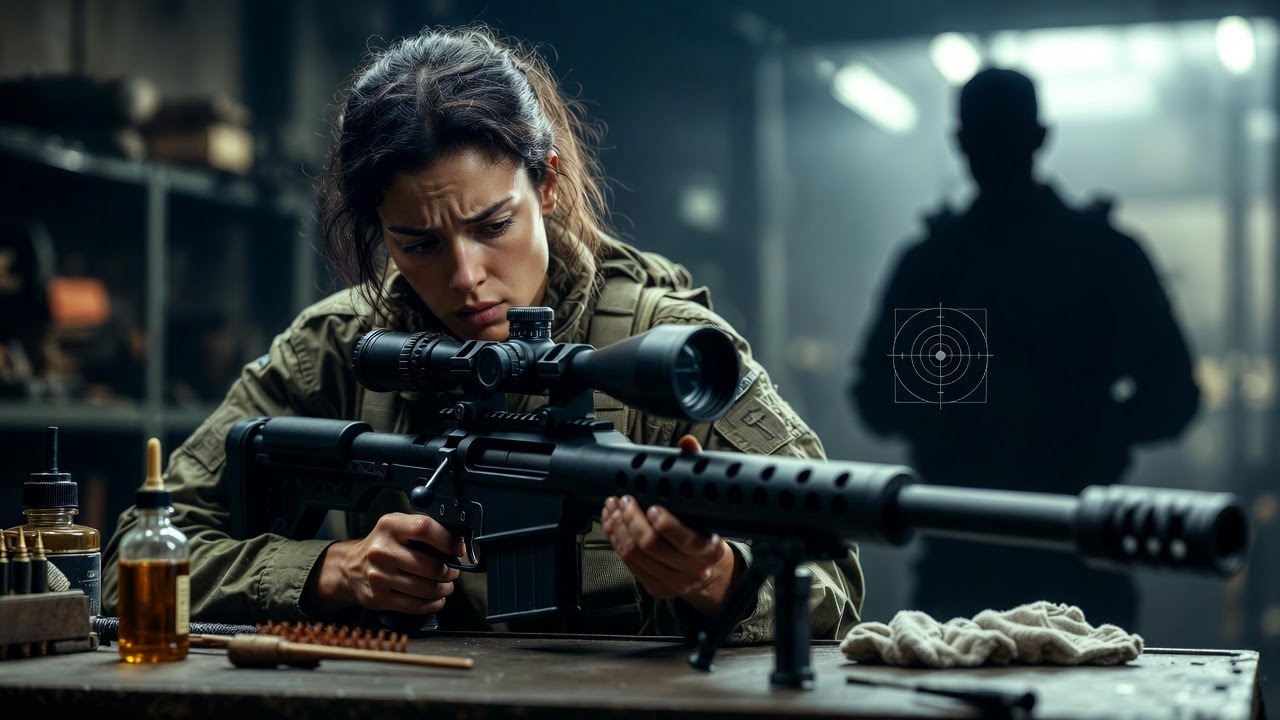 Er sah, wie sie das Barrett .50 reinigte – dann erreichte sie eine Abschussdistanz von 3.580 m.