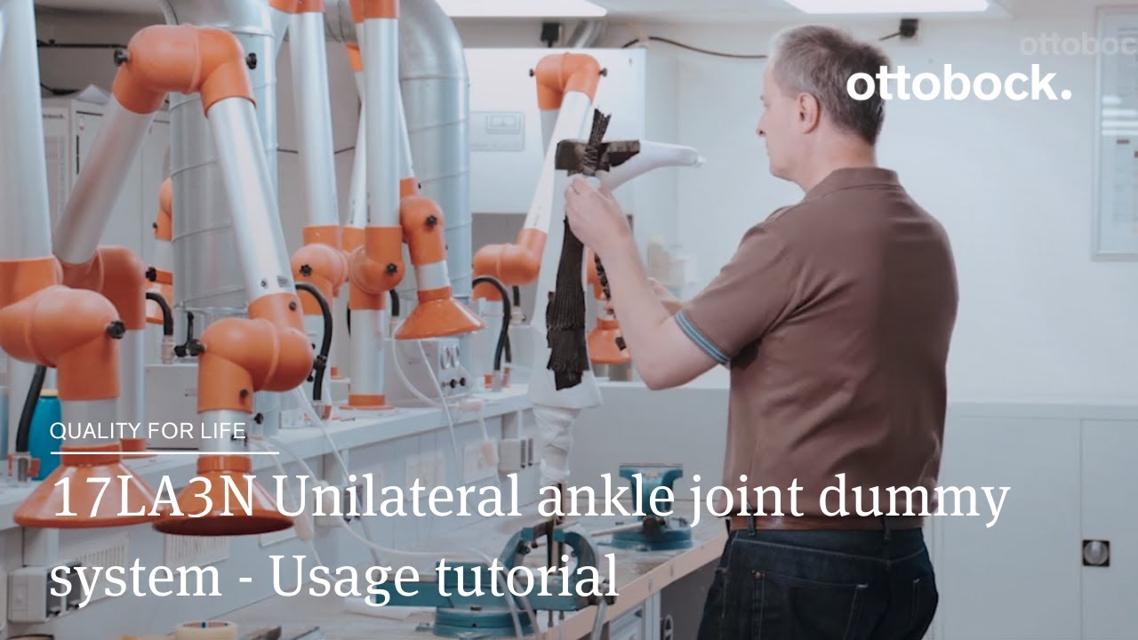17LA3N Unilateral ankle joint dummy system - Usage tutorial | Ottobock