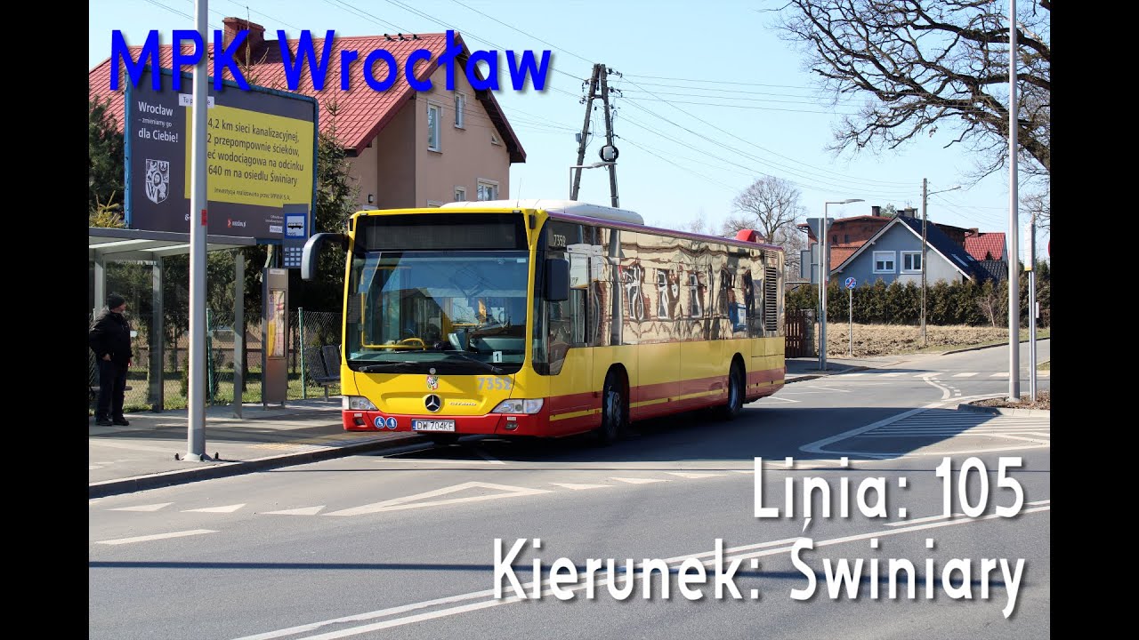 [🇵🇱PL] TIMELAPSE: MPK Wrocław - Linia: [🚍105]