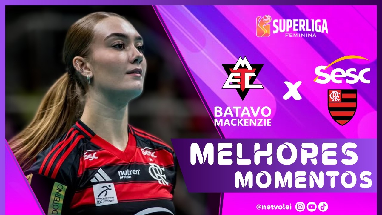 MACKENZIE 1x3 SESC FLAMENGO | Melhores Momentos | Quartas de Final Superliga Feminina 25/26