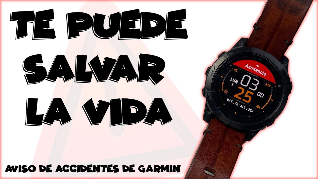 Configurar SISTEMA de AVISO de ACCIDENTES en relojes GARMIN - Viajeros Fisgones