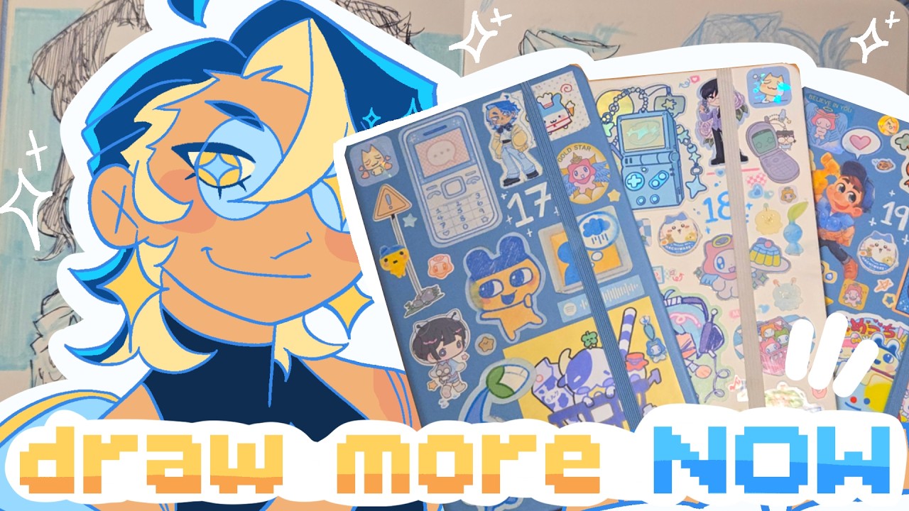 how i became ADDICTED to drawing in my sketchbook!