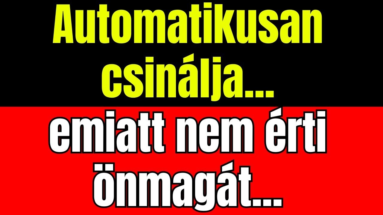 Elkezd mindenki máshoz hasonlítgatni... Amikor rájön, már túl késő...
