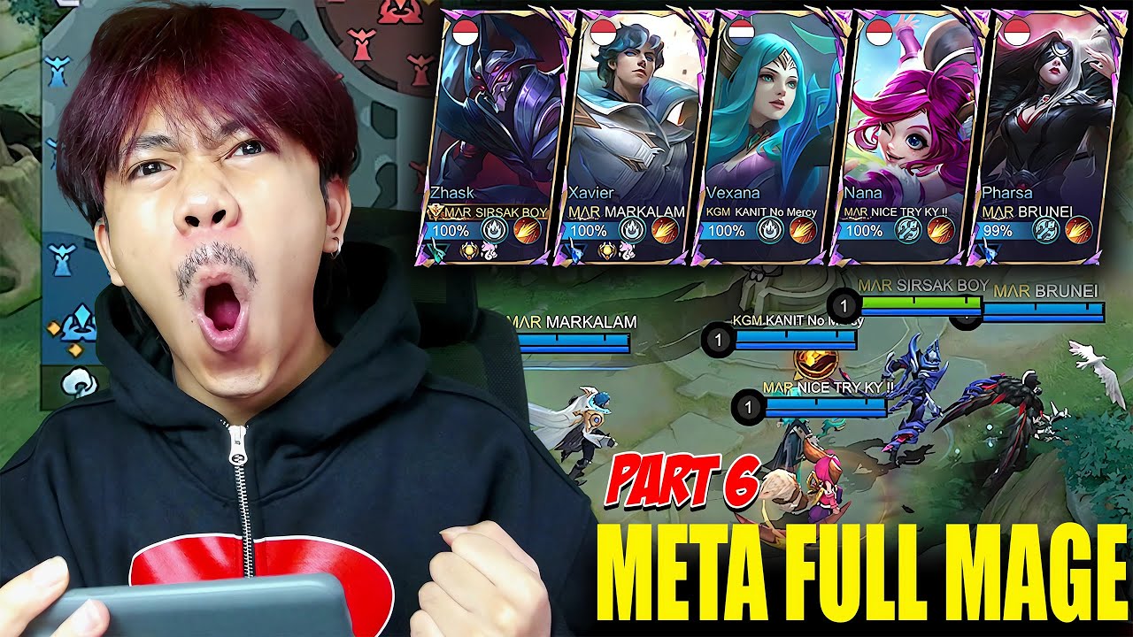 META 5 MAGE PART 6 BIKIN LAND OF DAWN MELEDAK - Mobile legends