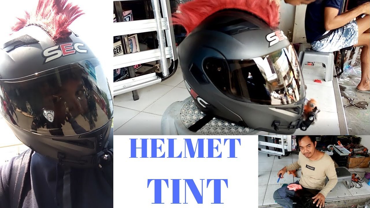 MURANG HELMET TINT | (BLACK) | (FOR SEC LENS) | (MOTOVLOG #7)