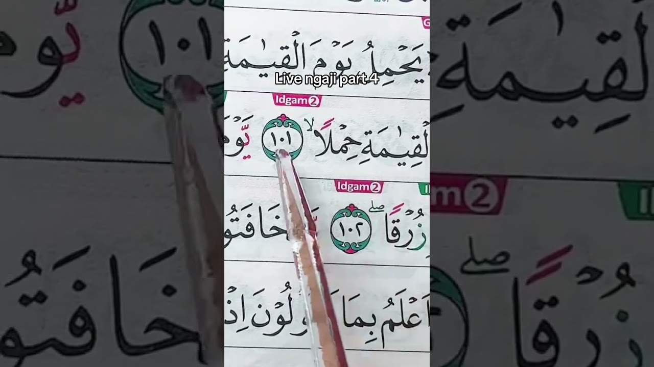 Live ngaji dengan Quran mudah #mengaji