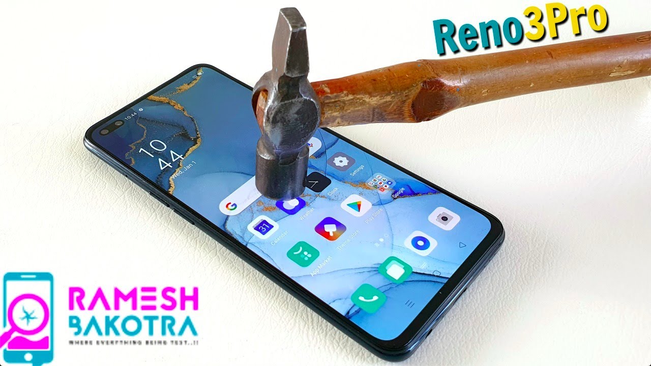 Oppo Reno 3 Pro Screen Scratch Test