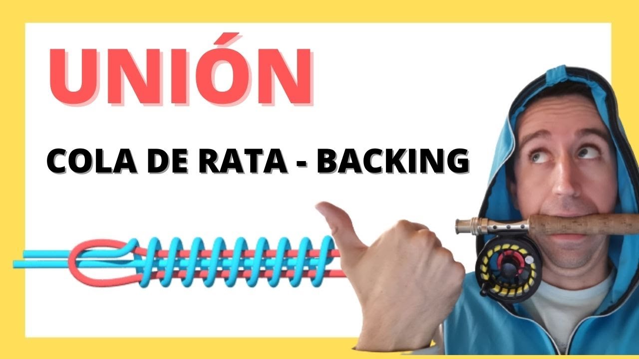 NUDO PARA UNIR LA LÍNEA Y EL BACKING ✅