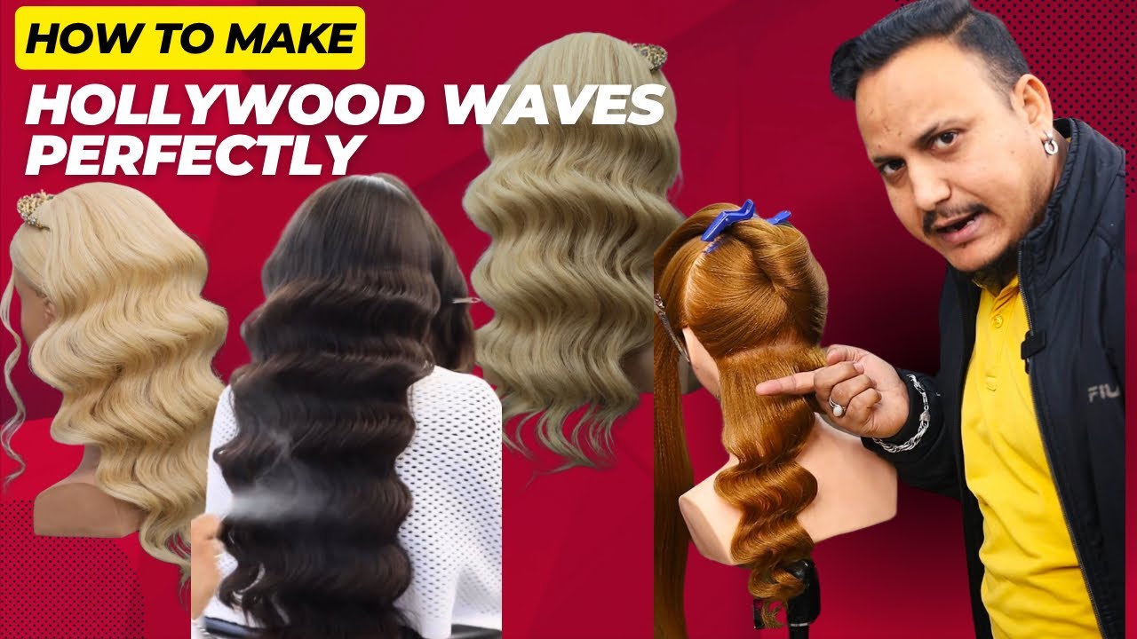 how to make Hollywood waves perfectly / Hollywood waves kaise banaye / Hollywood waves curls