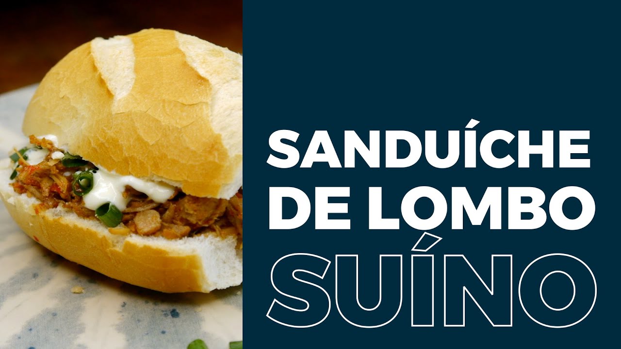 Aprenda a fazer um delicioso SANDUÍCHE DE LOMBO Suíno | EM PRATOS LIMPOS