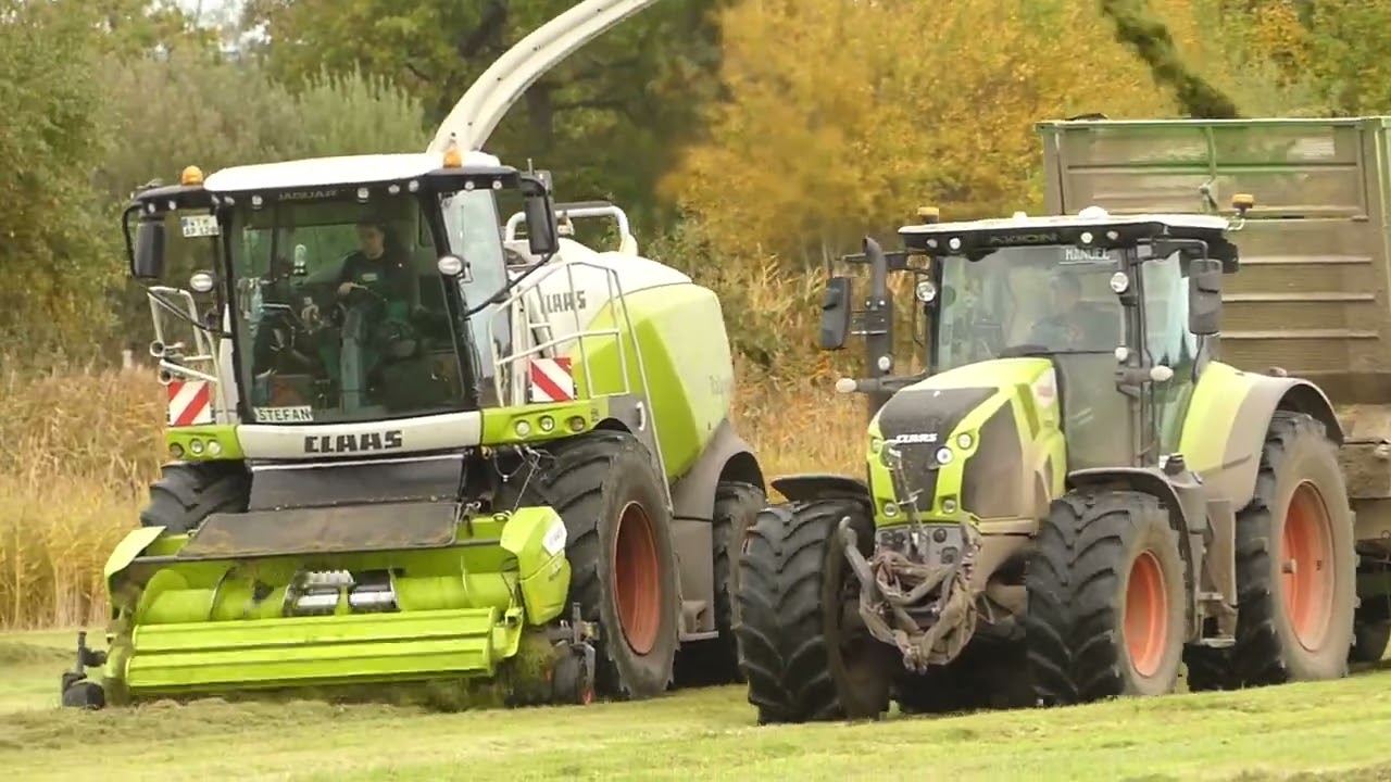 Grashäckseln / Claas, Fendt und Bergmann