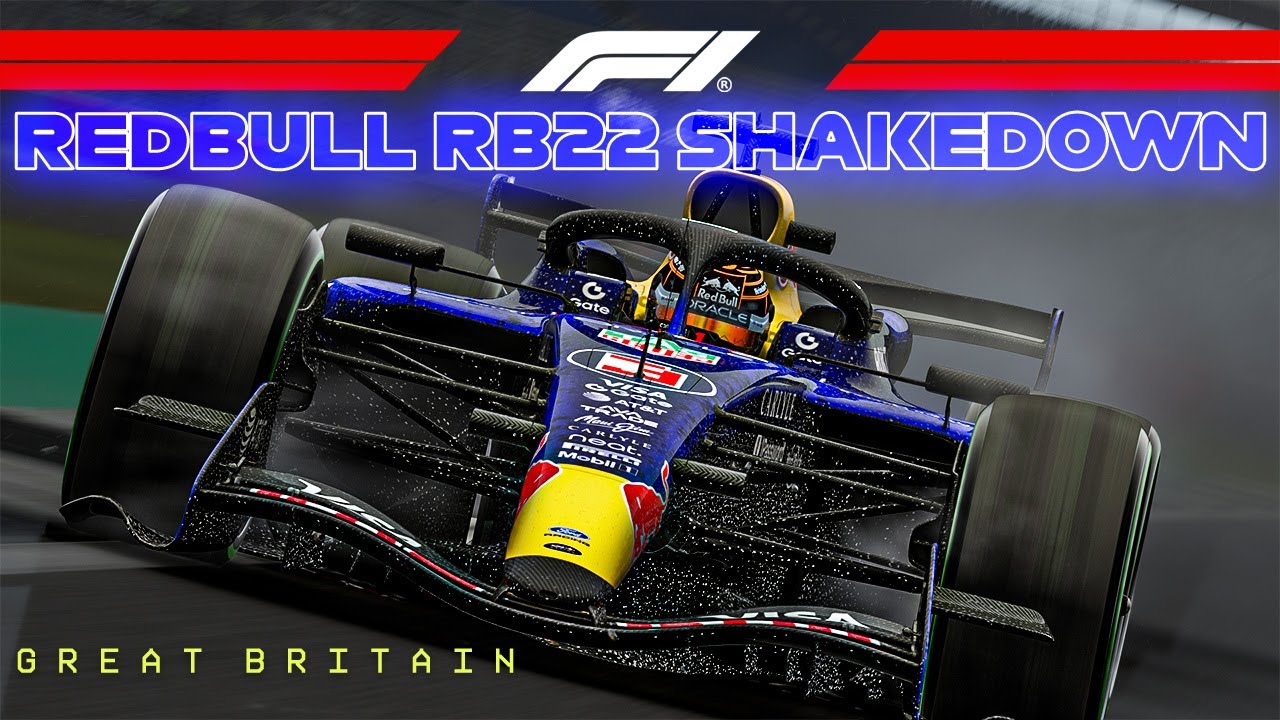 Redbull RB22 shakedown around Silverstone! | F1 Testing