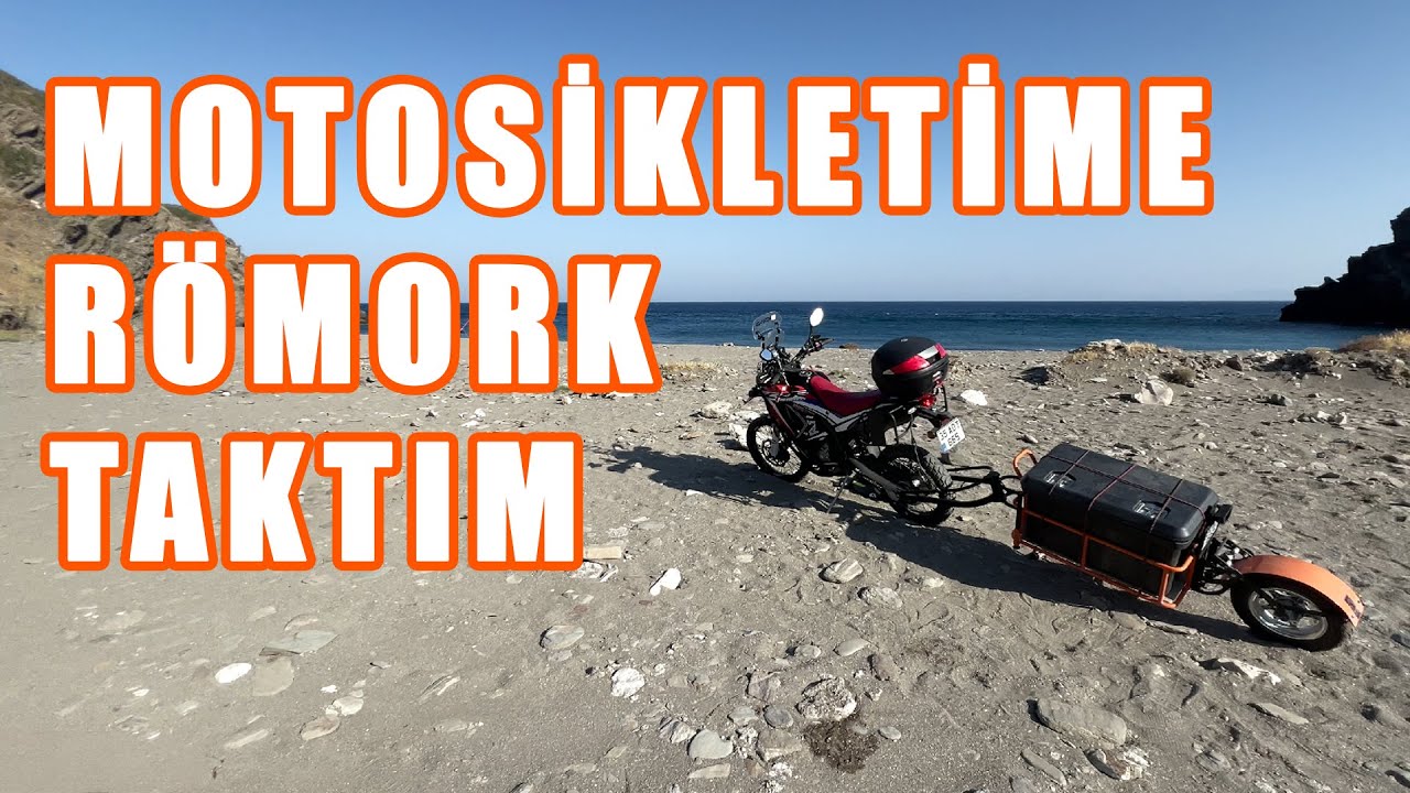 MOTOSİKLET RÖMORKU İLE KAMP - GÖNSÜZ KOYU