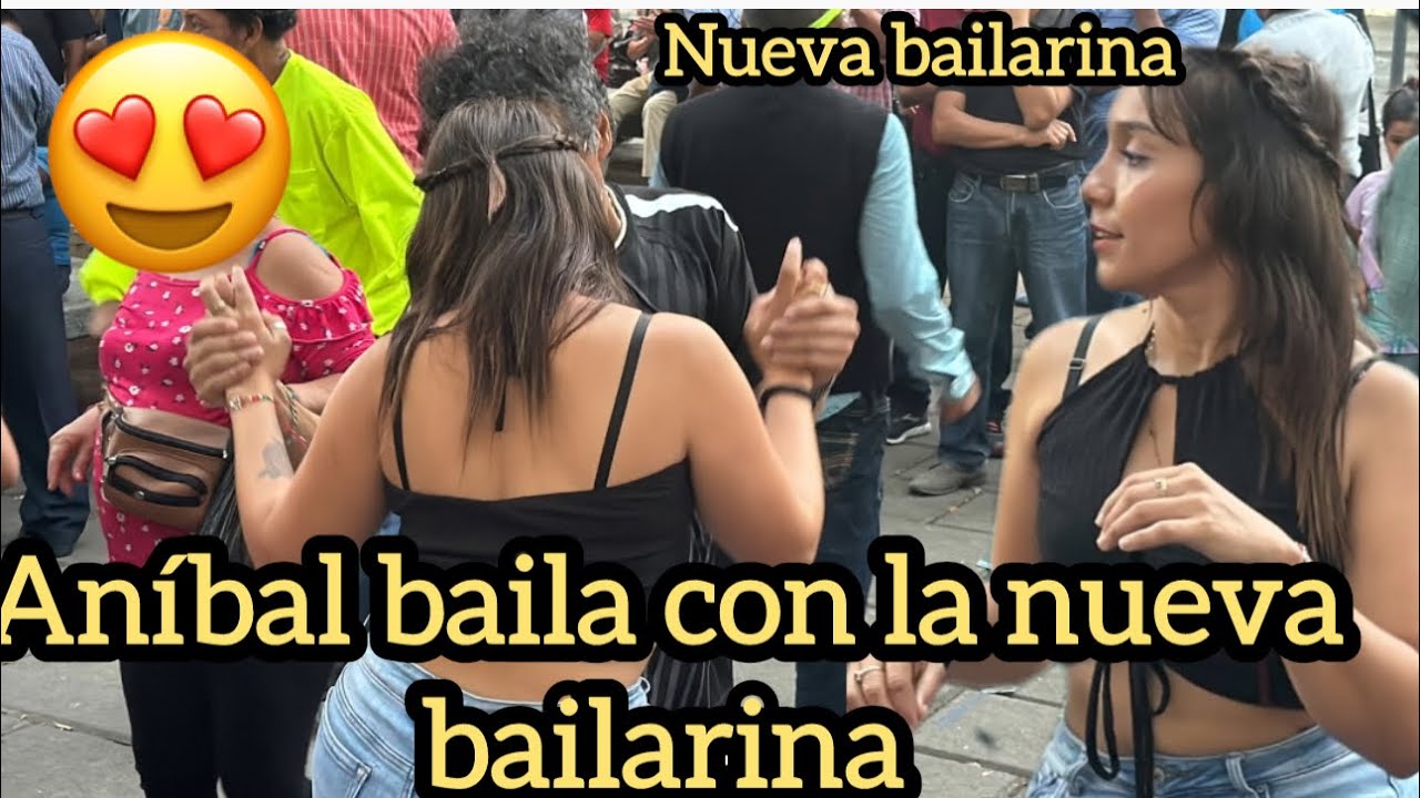 Nueva bailarina baila con Aníbal 😍😍😍￼