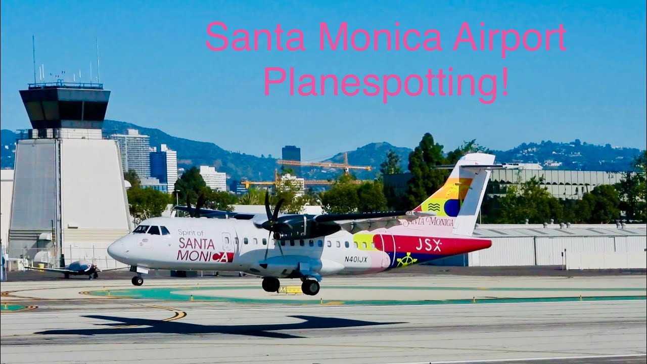 Lots of Turboprop and Piston Aircraft at SMO!!! #jsx #turboprop #atr42