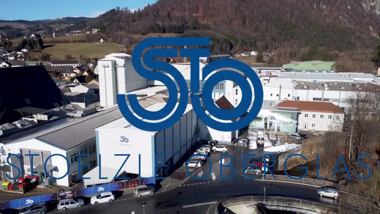 Stunning drone video » birdview of plant, production and sorting | Stoelzle Oberglas