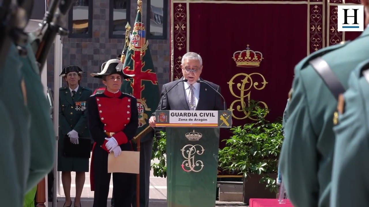 Así ha celebrado la Guardia Civil su 181 aniversario con un emotivo acto institucional en Zaragoza