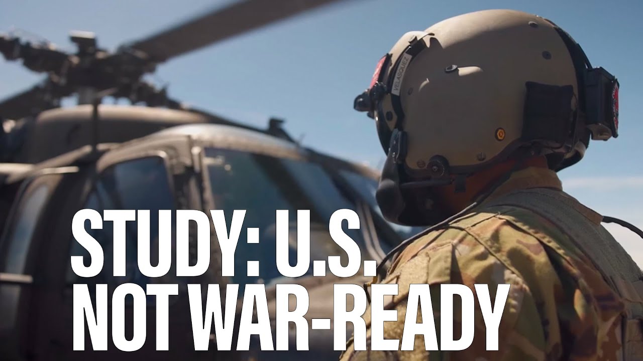 New study says the U.S. is not ready for a major war.