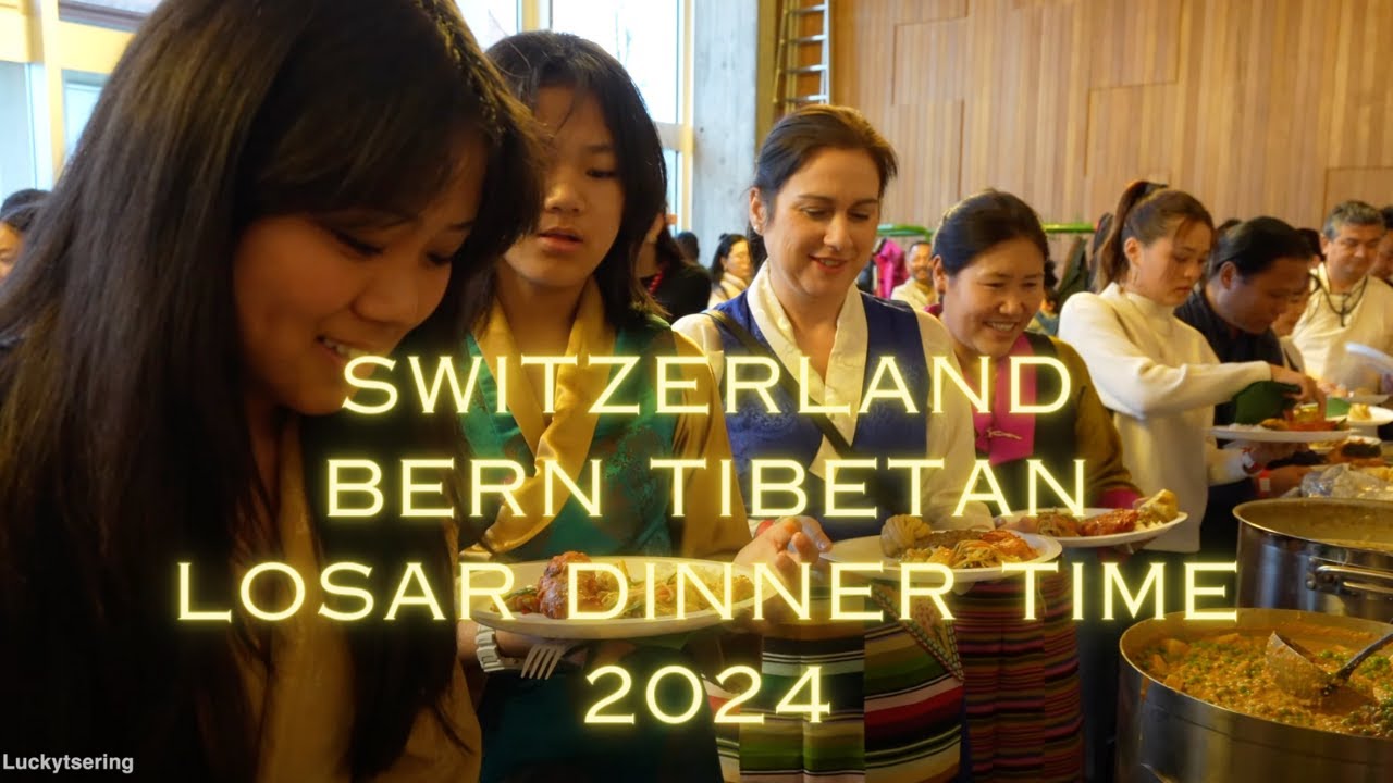 Losar / Swiss Bern Tibetan Losar Dinner 2024 / Clip