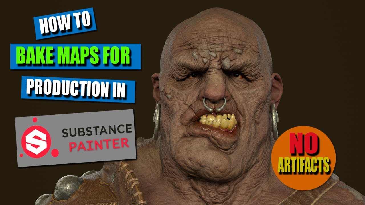 How to bake maps for a game character and get great results?