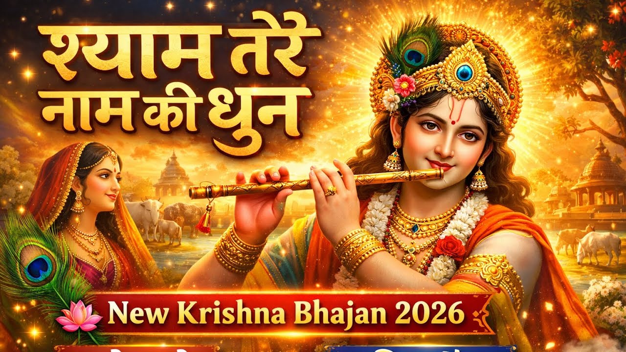 “श्याम तेरे नाम की धुन 🎶 | New Krishna Bhajan 2026 | राधे-राधे भक्ति सॉन्ग#KrishnaBhajan 