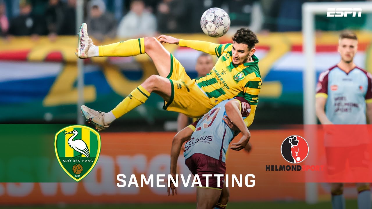 😬 Strijdend ADO veel moeite met Helmond Sport 👀 | Samenvatting ADO Den Haag - Helmond Sport