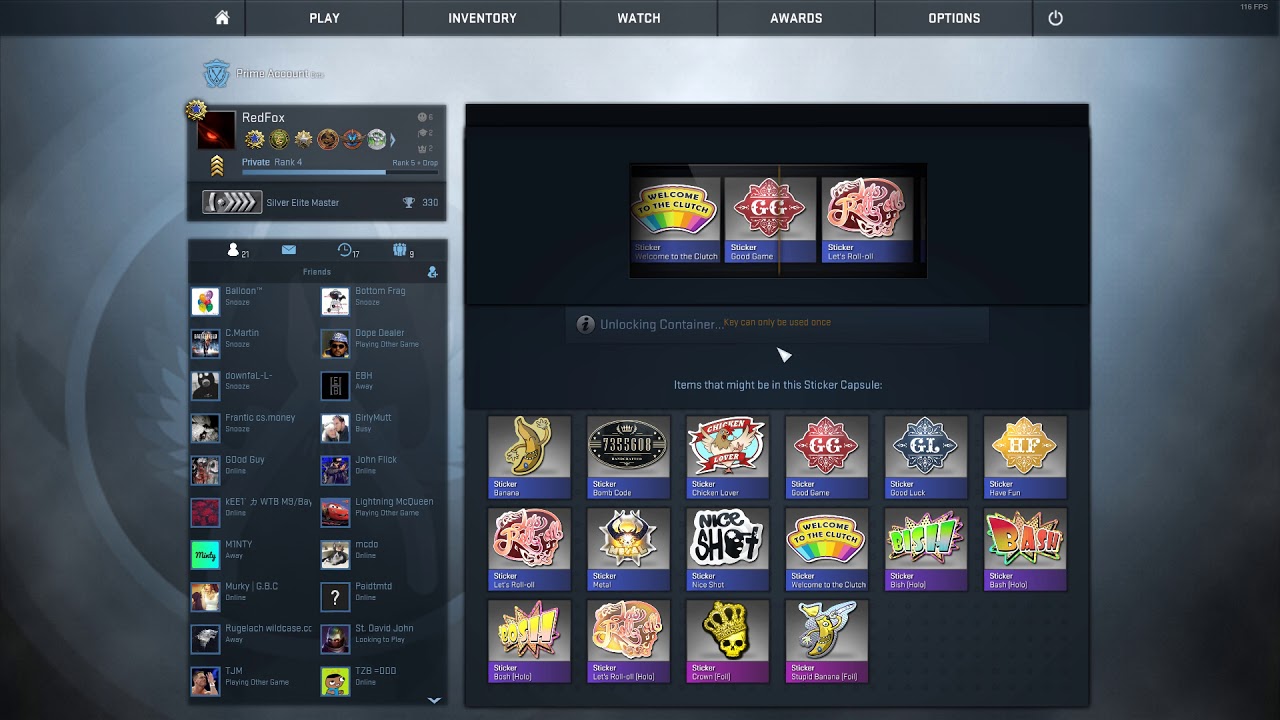 CSGO Operation Bravo Case openning