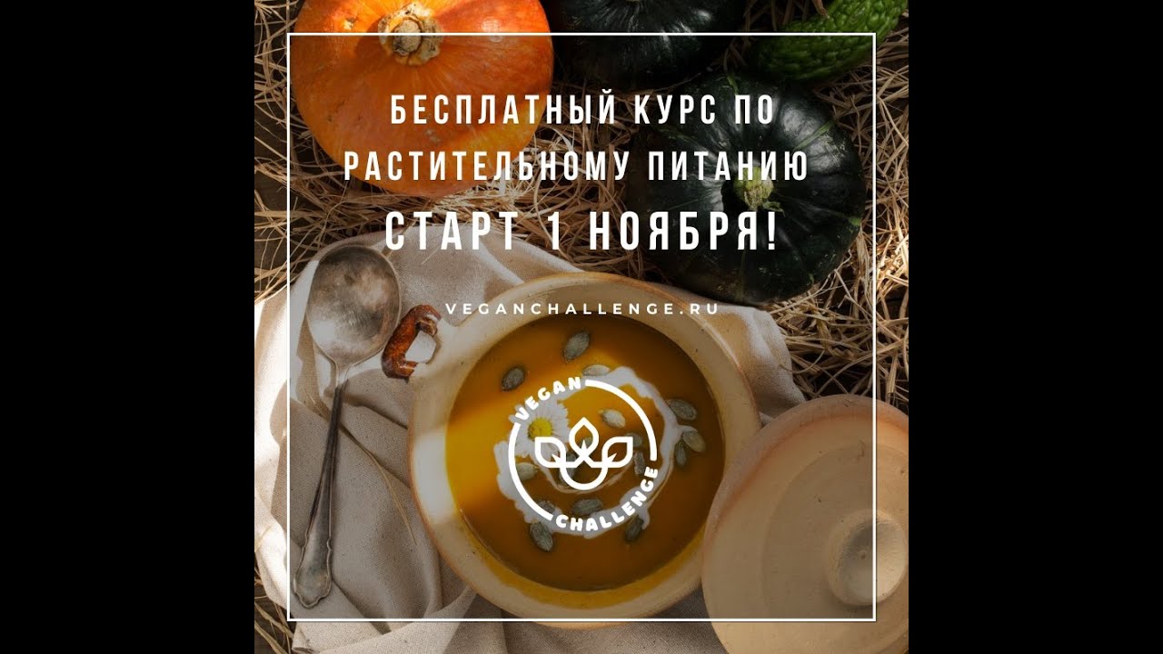 Vegan Challenge старт 1 ноября!