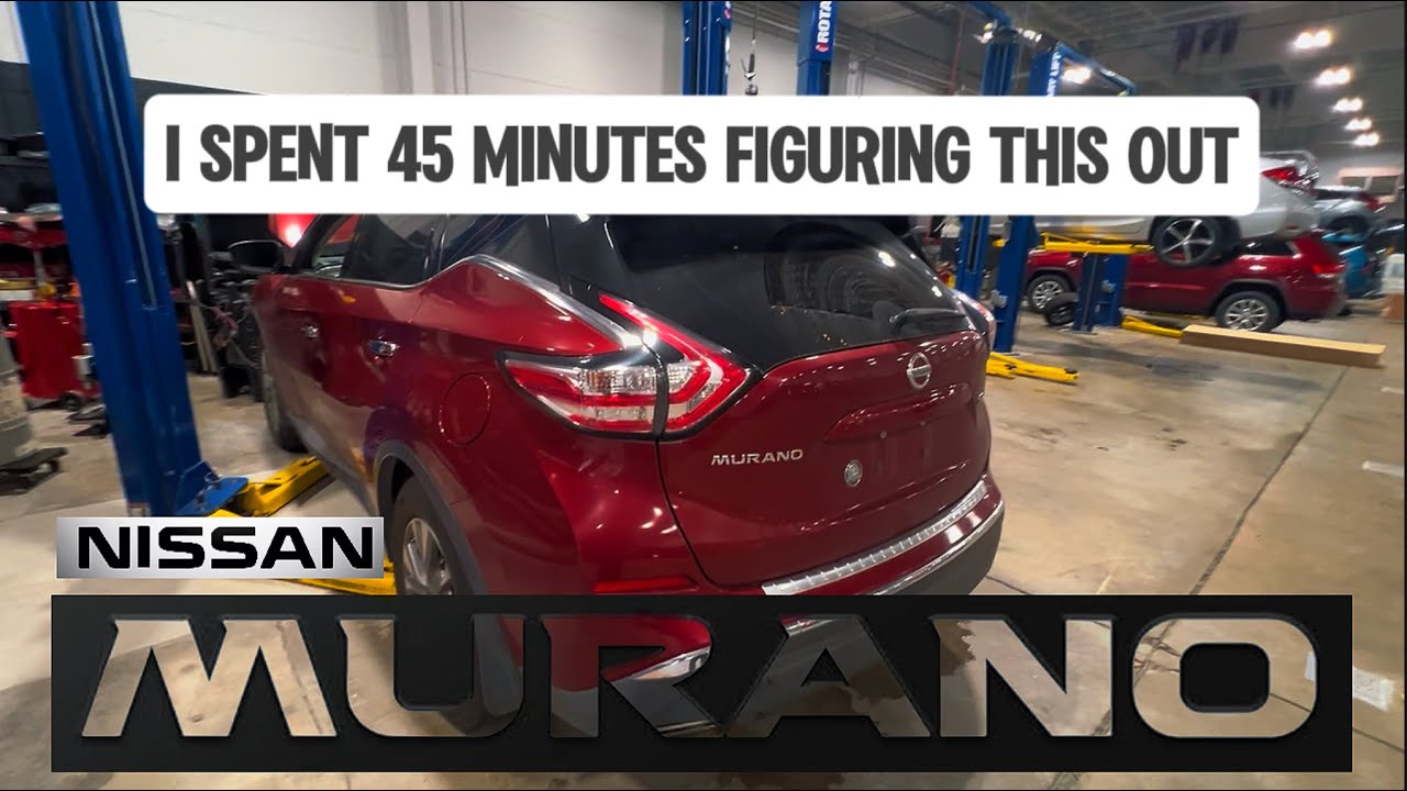 Liftgate not working after 12 volt battery died 2018 Nissan Murano @WrenchingRyan