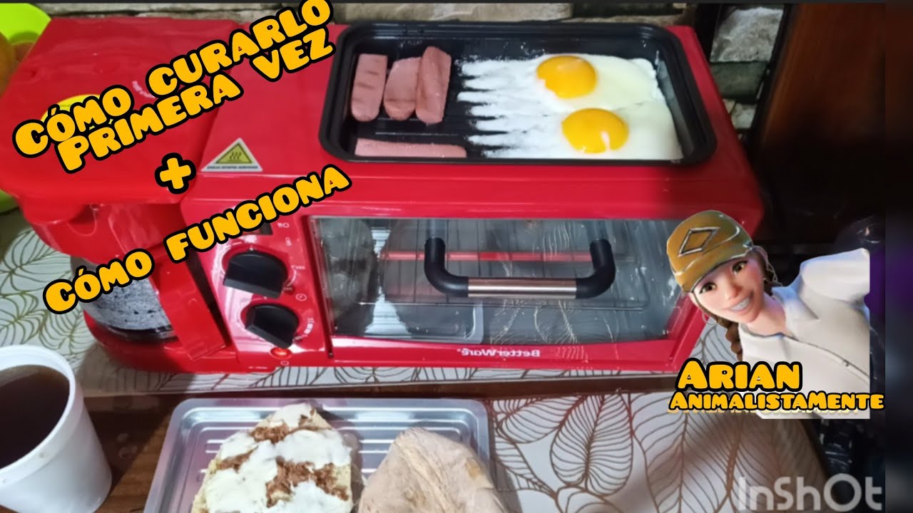 Cocinando en el multi hornito por primera vez 