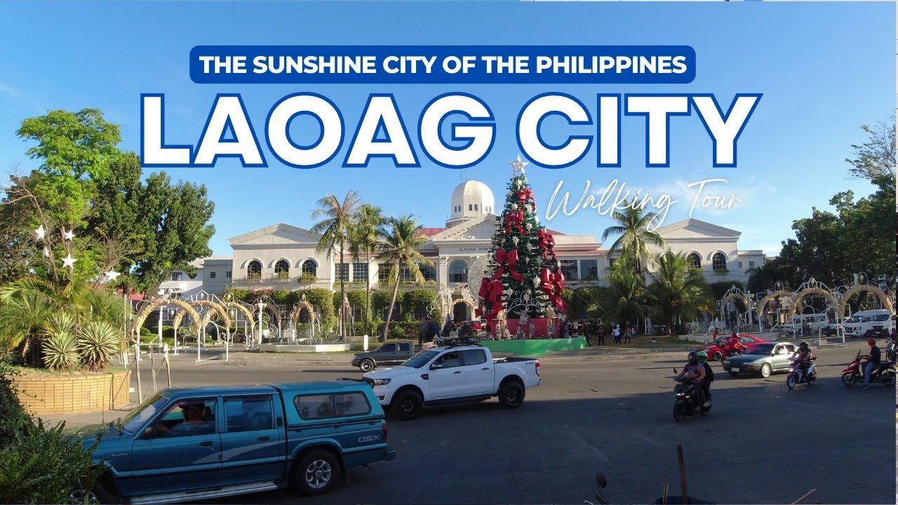 The Sunshine City | Laoag City Ilocos Norte Walking Tour | Philippines 4K