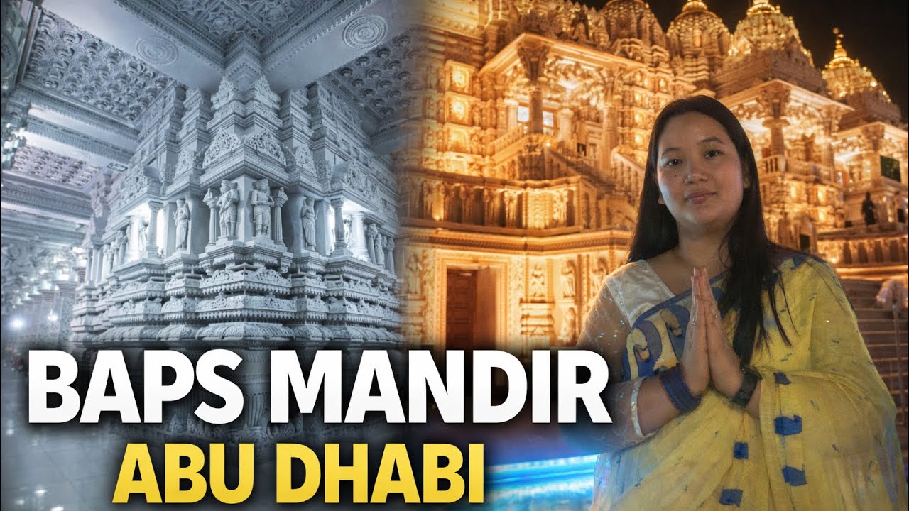 Baps Hindu Mandir Abu Dhabi | First Hindu Temple in UAE | Full Tour Vlog