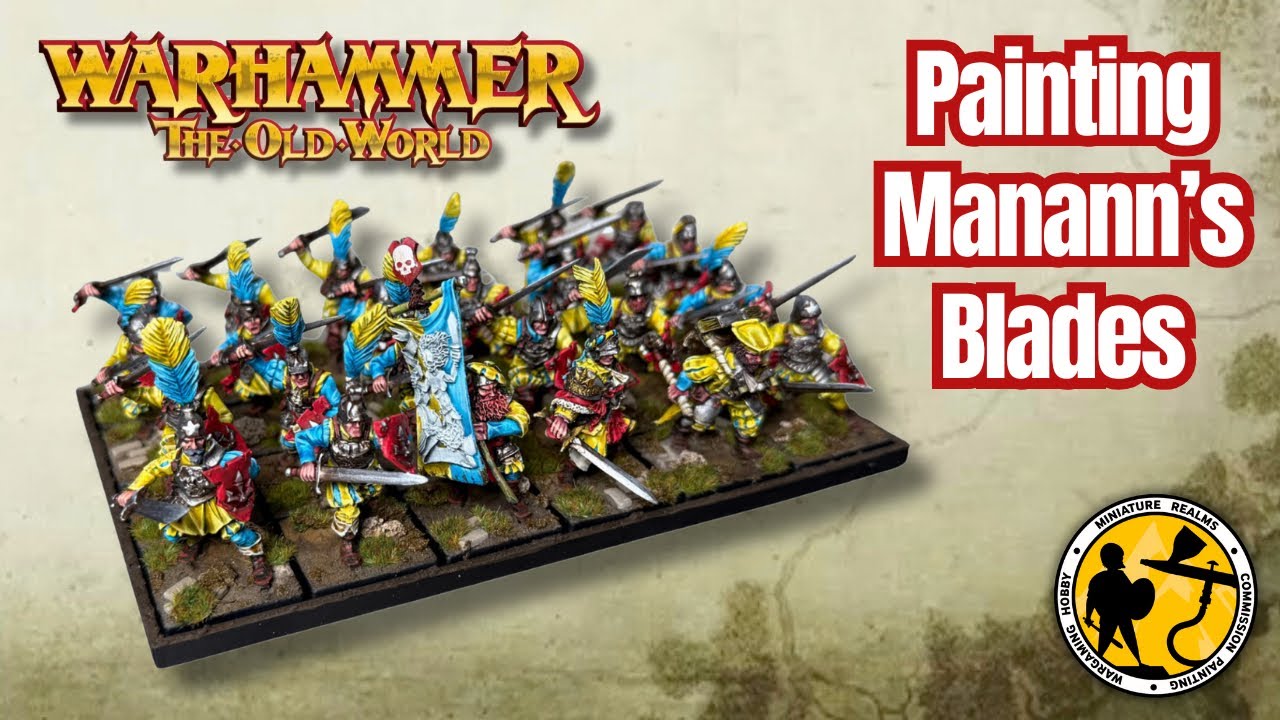 Warhammer: The Old World | Painting Manann's Blades