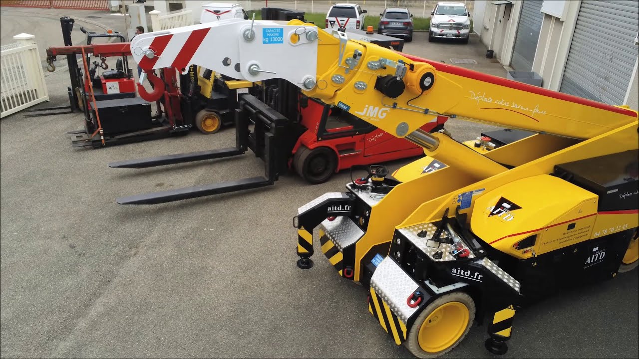 Les machines de manutention d'AITD pour vos déménagements industriels.