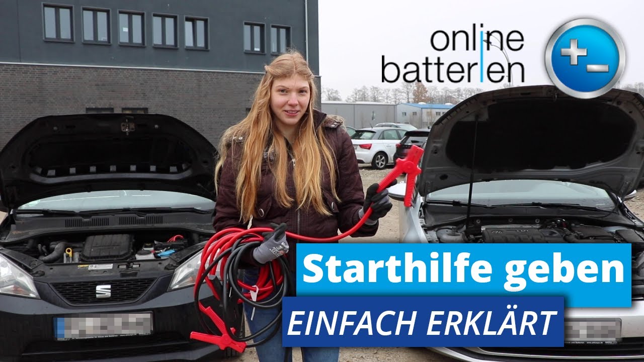 Starthilfe geben | Tutorial | Batterie &uuml;berbr&uuml;cken