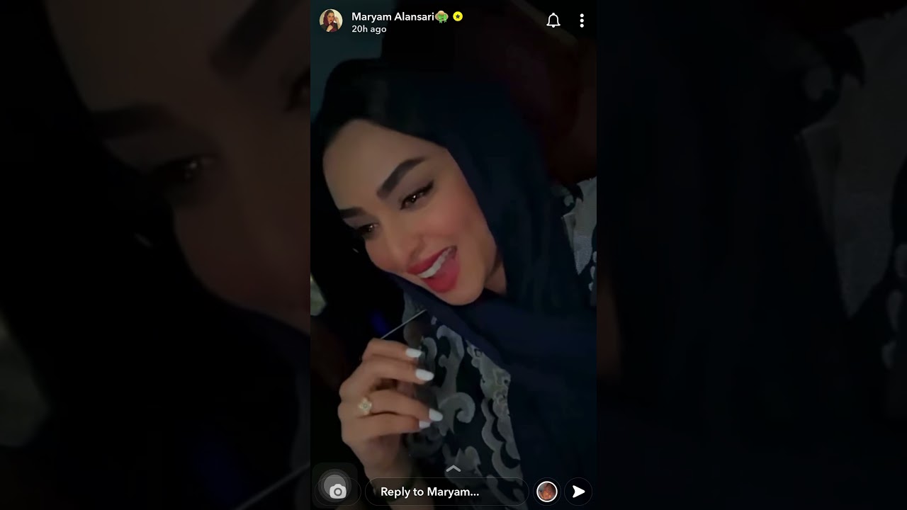 مريم تتكلم مع المتابعيين عن الأخت لما فجأة تروح تعيش بلد ثاني .. سنابات مريم الأنصاري